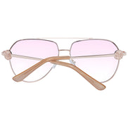 Ochelari de soare Guess auriu-roze