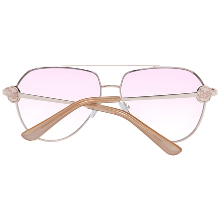 Ochelari de soare Guess auriu-roze
