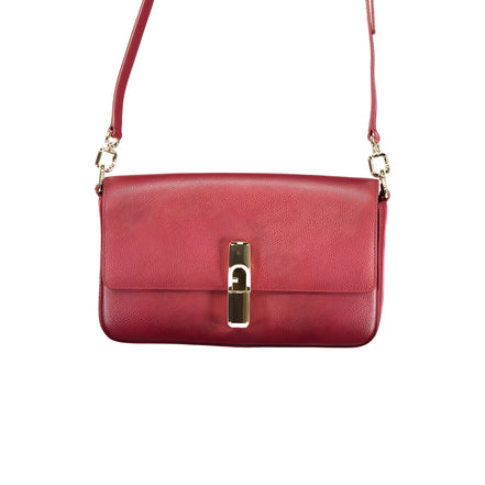 Geantă de mână Furla din piele roșie