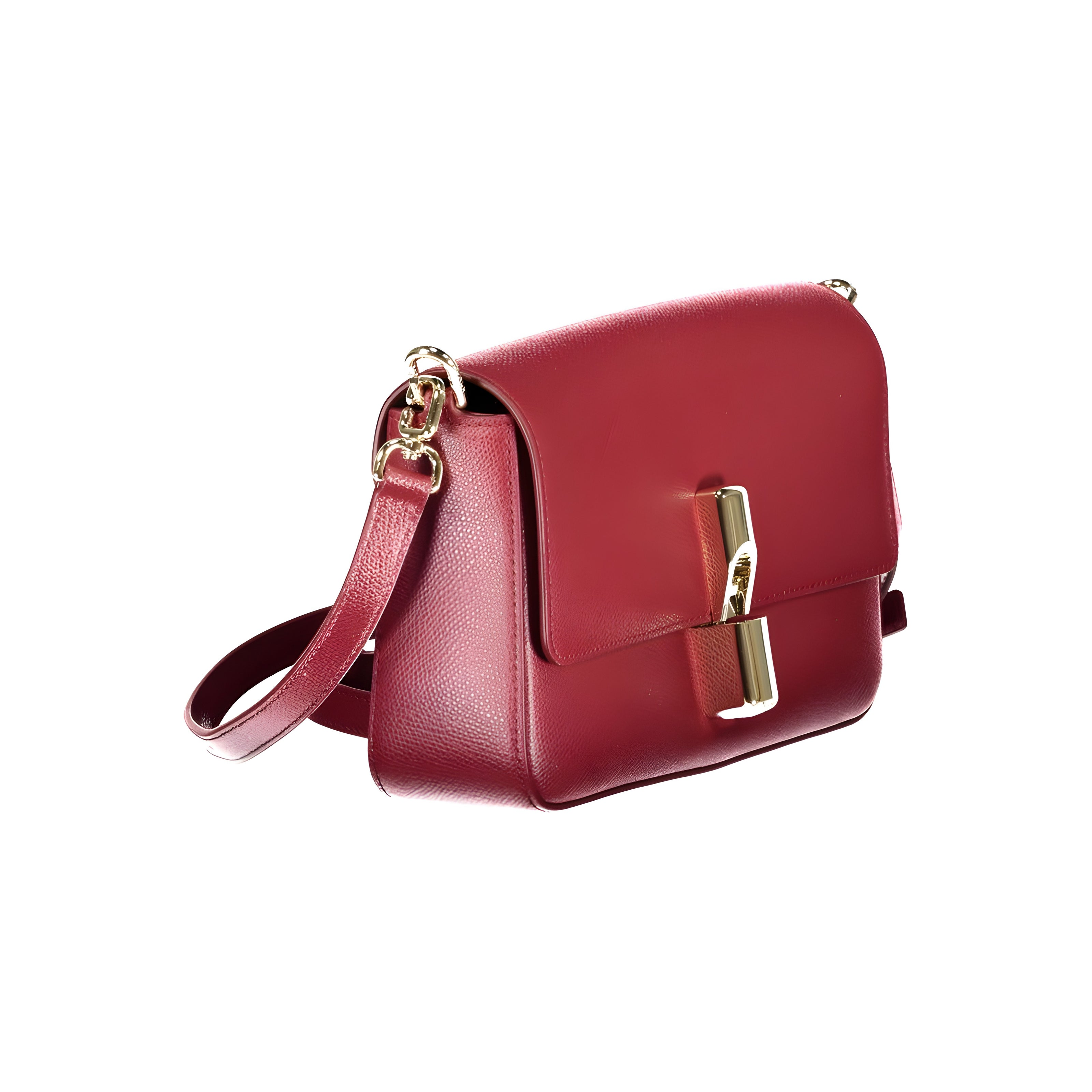 Geantă de mână Furla din piele roșie