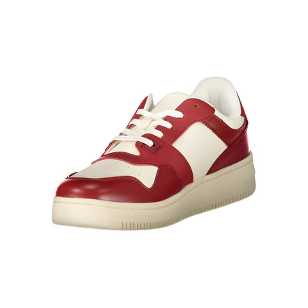 Tommy Hilfiger Red Leather Sneaker