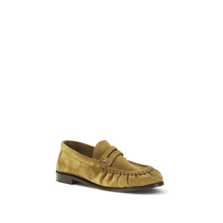 Mocasini slip-on bej Saint Laurent