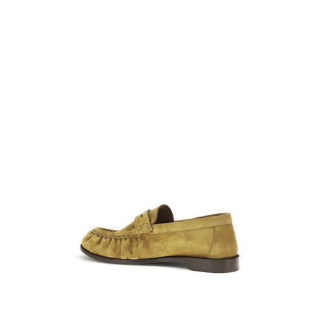 Mocasini slip-on bej Saint Laurent