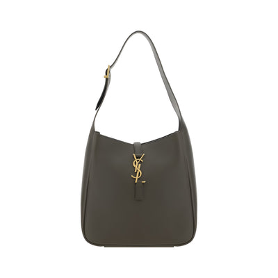 Geantă de umăr Saint Laurent bicoloră din piele de vițel