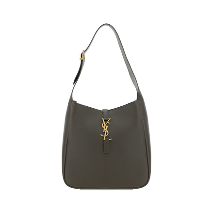 Geantă de umăr Saint Laurent bicoloră din piele de vițel