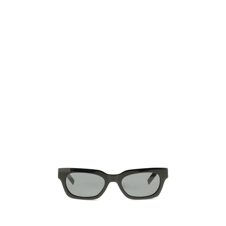 Ochelari de soare Saint Laurent negri din acetat Wellington