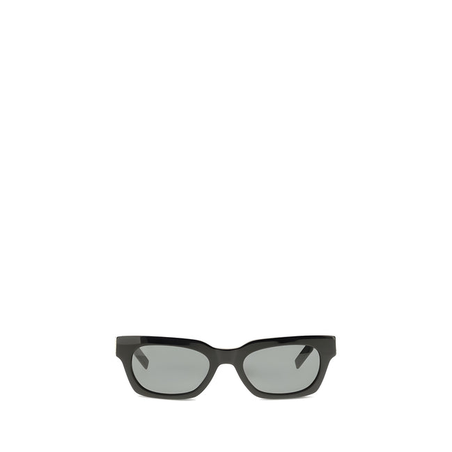 Ochelari de soare Saint Laurent negri din acetat Wellington