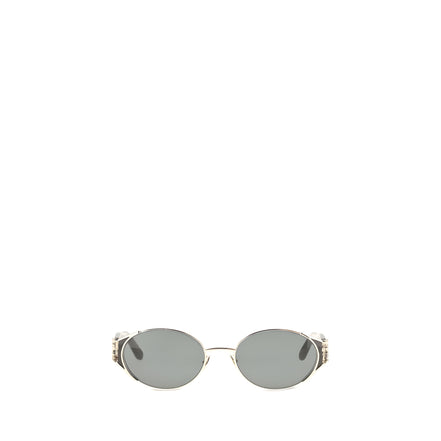 Ochelari de soare Saint Laurent negri din acetat ovali