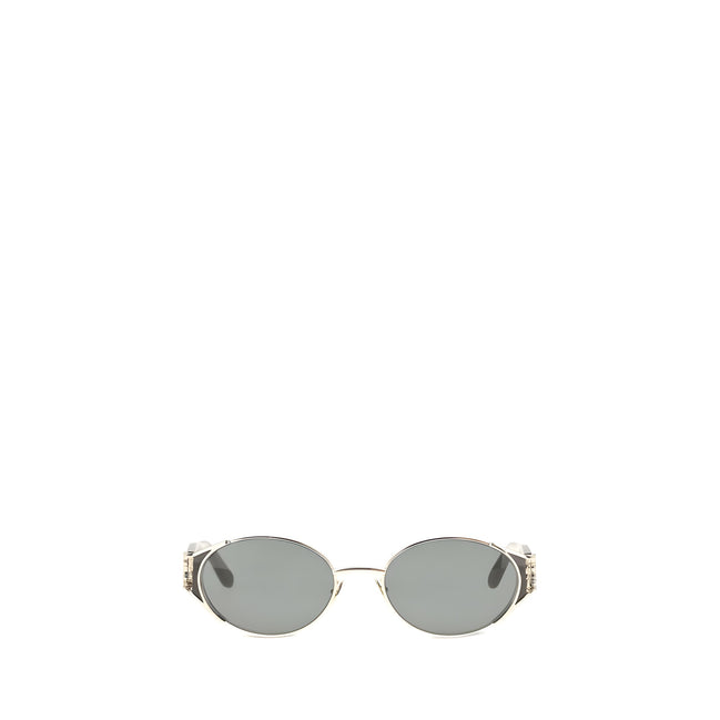 Ochelari de soare Saint Laurent negri din acetat ovali