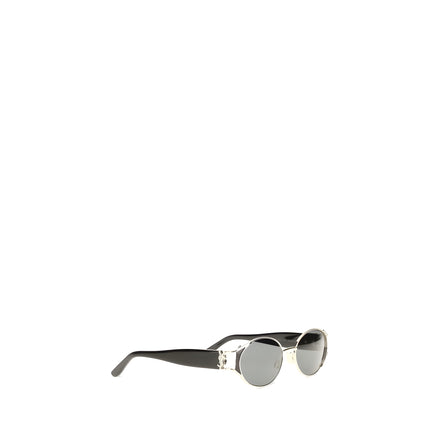 Ochelari de soare Saint Laurent negri din acetat ovali