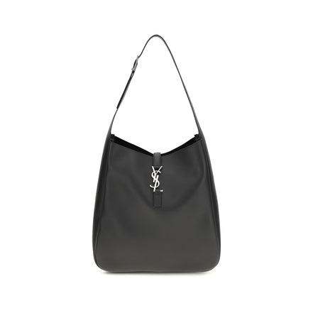Saint Laurent Black Calf Leather Shoulder Bag