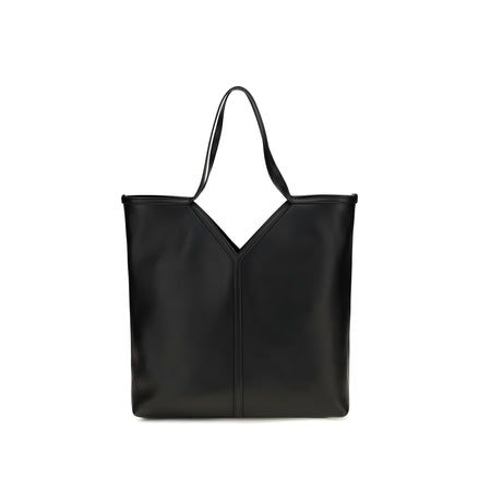 Geantă shopper Saint Laurent neagră din piele
