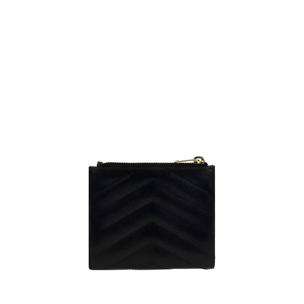 Portofel Saint Laurent negru din piele
