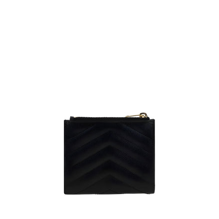 Portofel Saint Laurent negru din piele