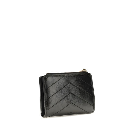 Portofel Saint Laurent negru din piele