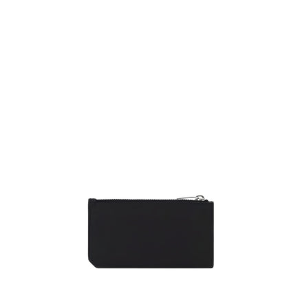 Saint Laurent Black Calf Leather Wallet