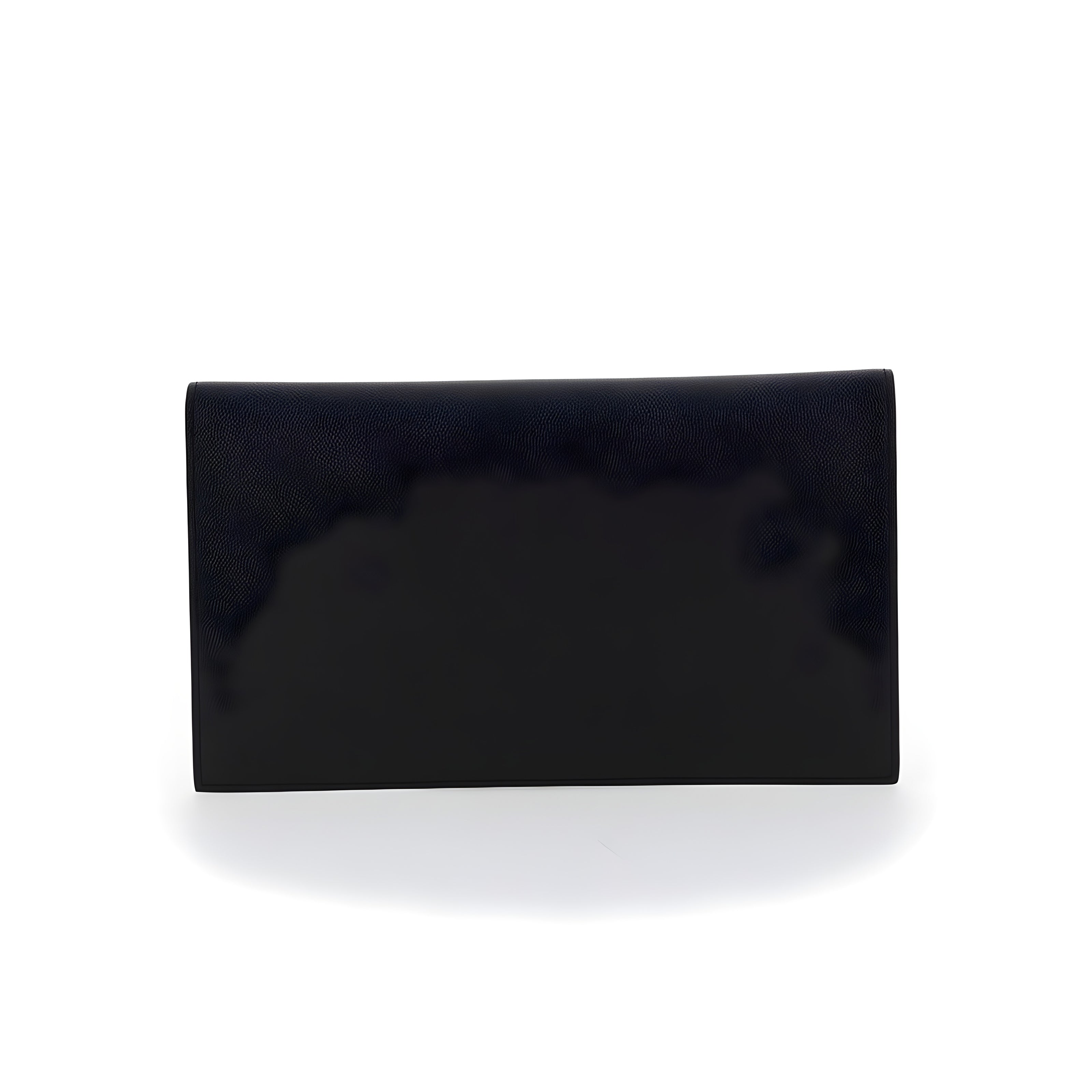 Saint Laurent Black Calf Leather Clutch Bag