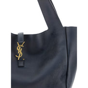 Geantă de umăr Saint Laurent din piele de vițel neagră