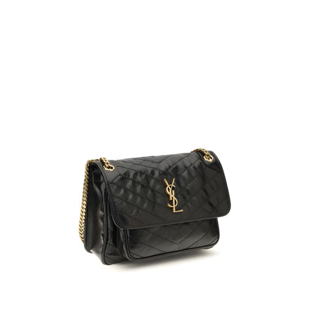 Geantă Saint Laurent neagră din piele