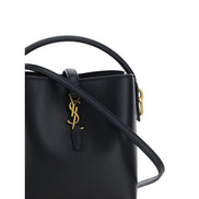 Saint Laurent Black Calf Leather Shoulder Bag
