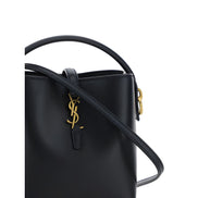 Geantă de umăr Saint Laurent neagră din piele de vițel