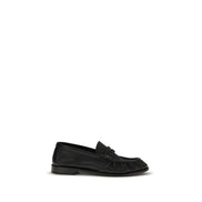 Saint Laurent Loafers Slip-On Negri din Piele