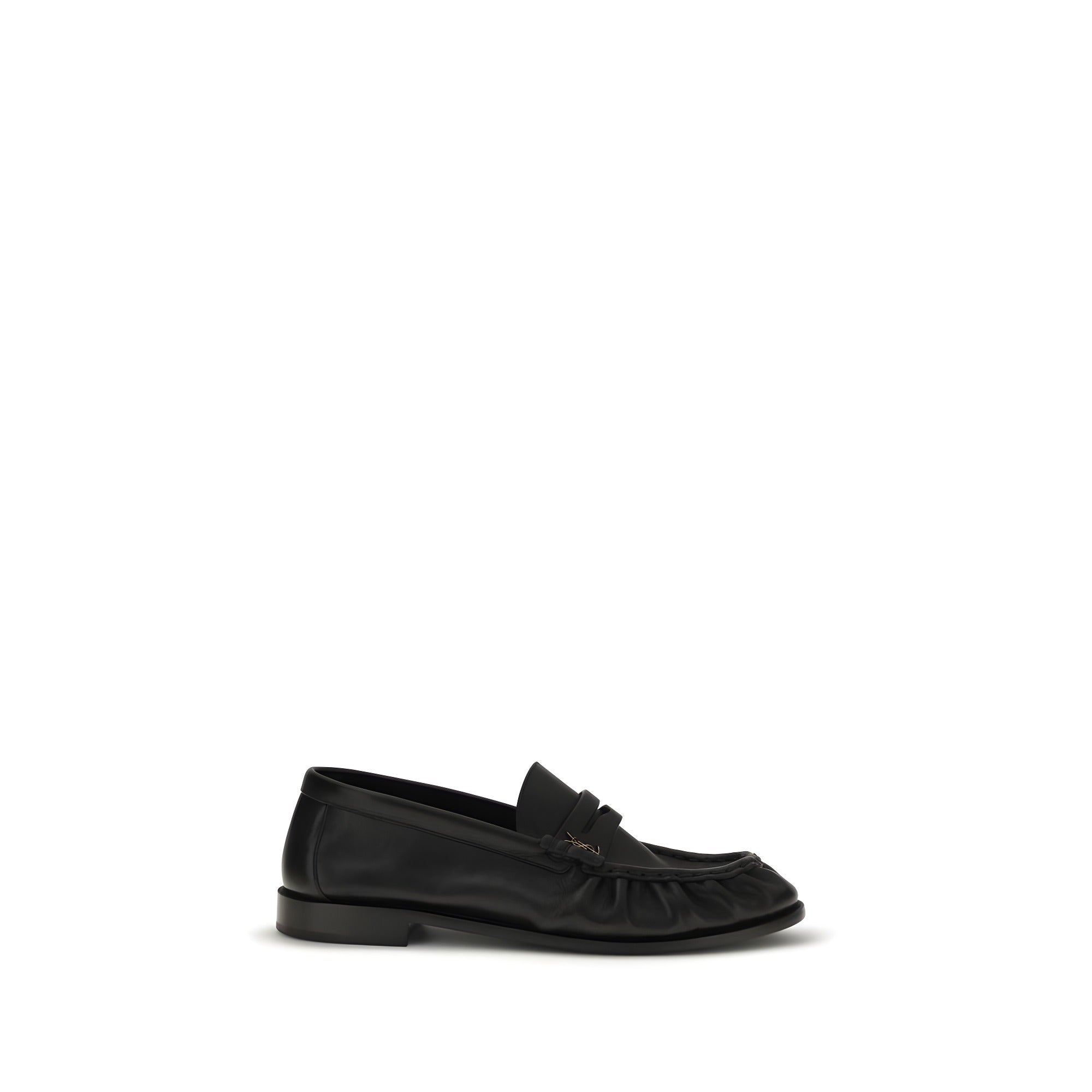 Saint Laurent Loafers Slip-On Negri din Piele