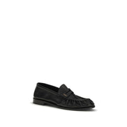 Saint Laurent Loafers Slip-On Negri din Piele