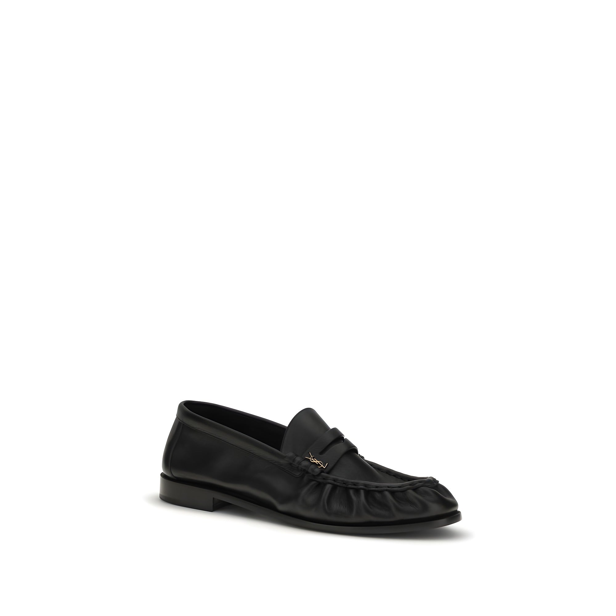 Saint Laurent Loafers Slip-On Negri din Piele