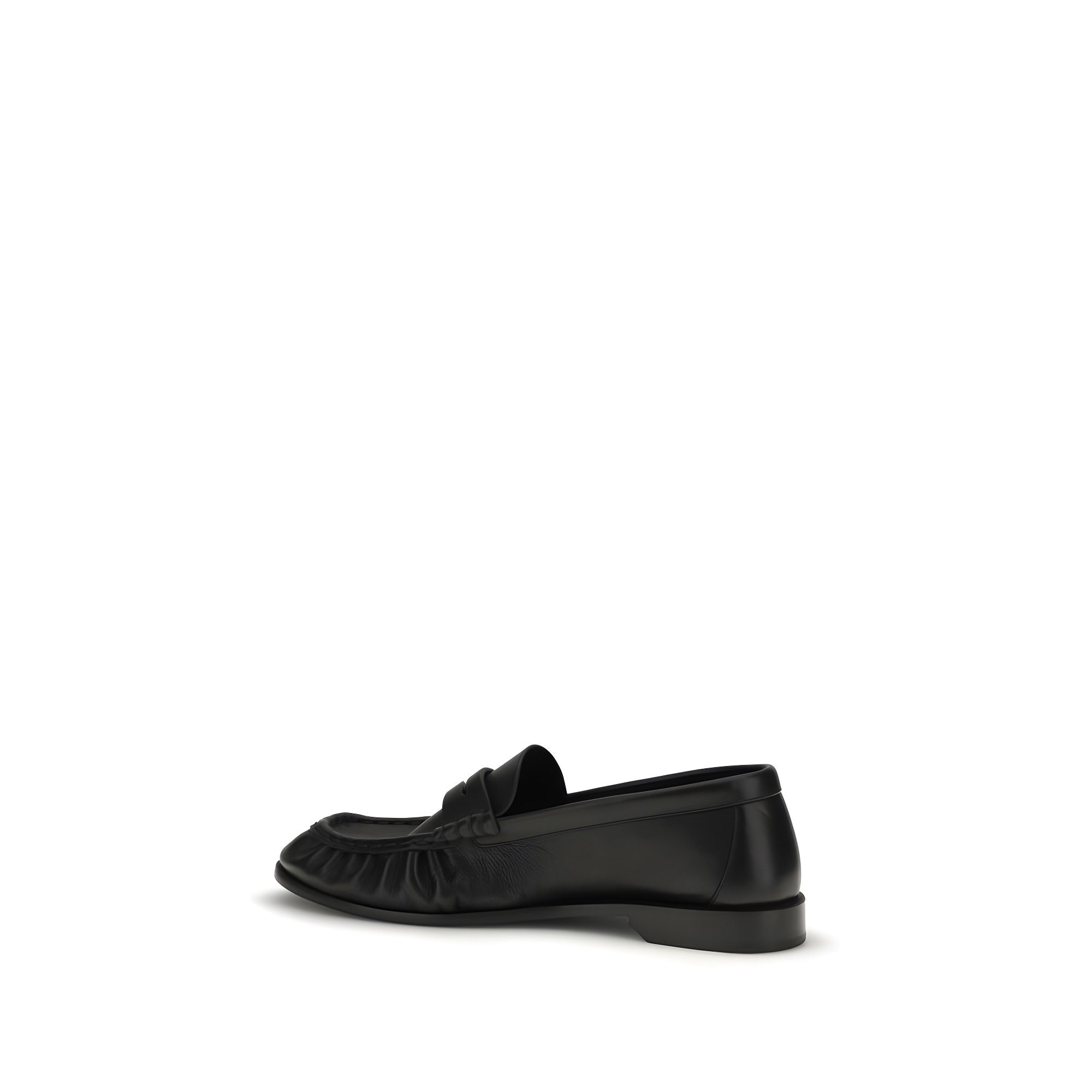 Saint Laurent Loafers Slip-On Negri din Piele