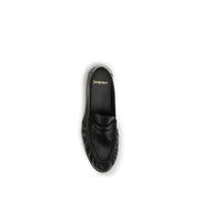 Saint Laurent Loafers Slip-On Negri din Piele