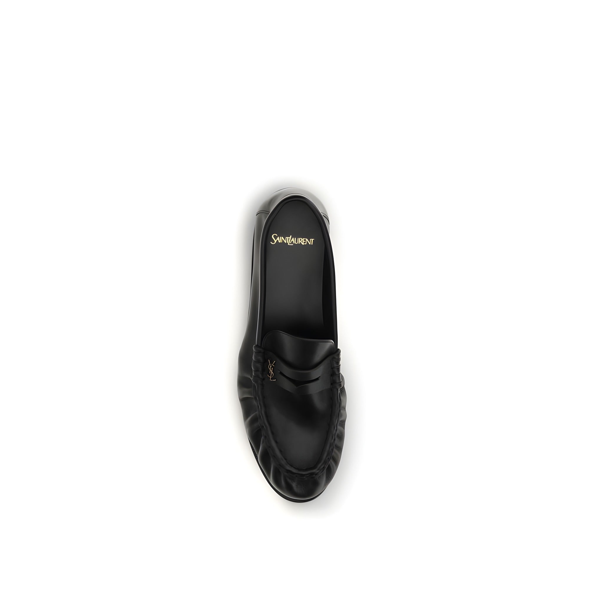 Saint Laurent Loafers Slip-On Negri din Piele