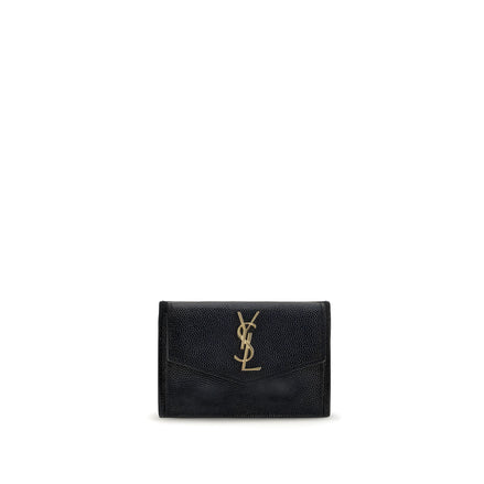 Portofel Saint Laurent negru din piele de vițel