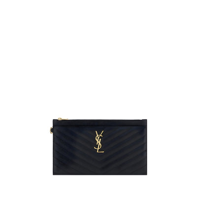 Portofel Saint Laurent negru din piele