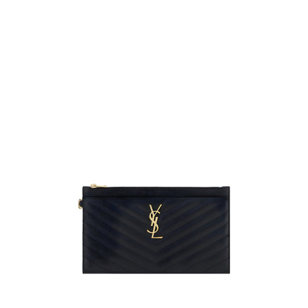Portofel Saint Laurent negru din piele