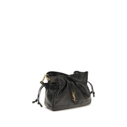 Plic Saint Laurent negru din piele nappa