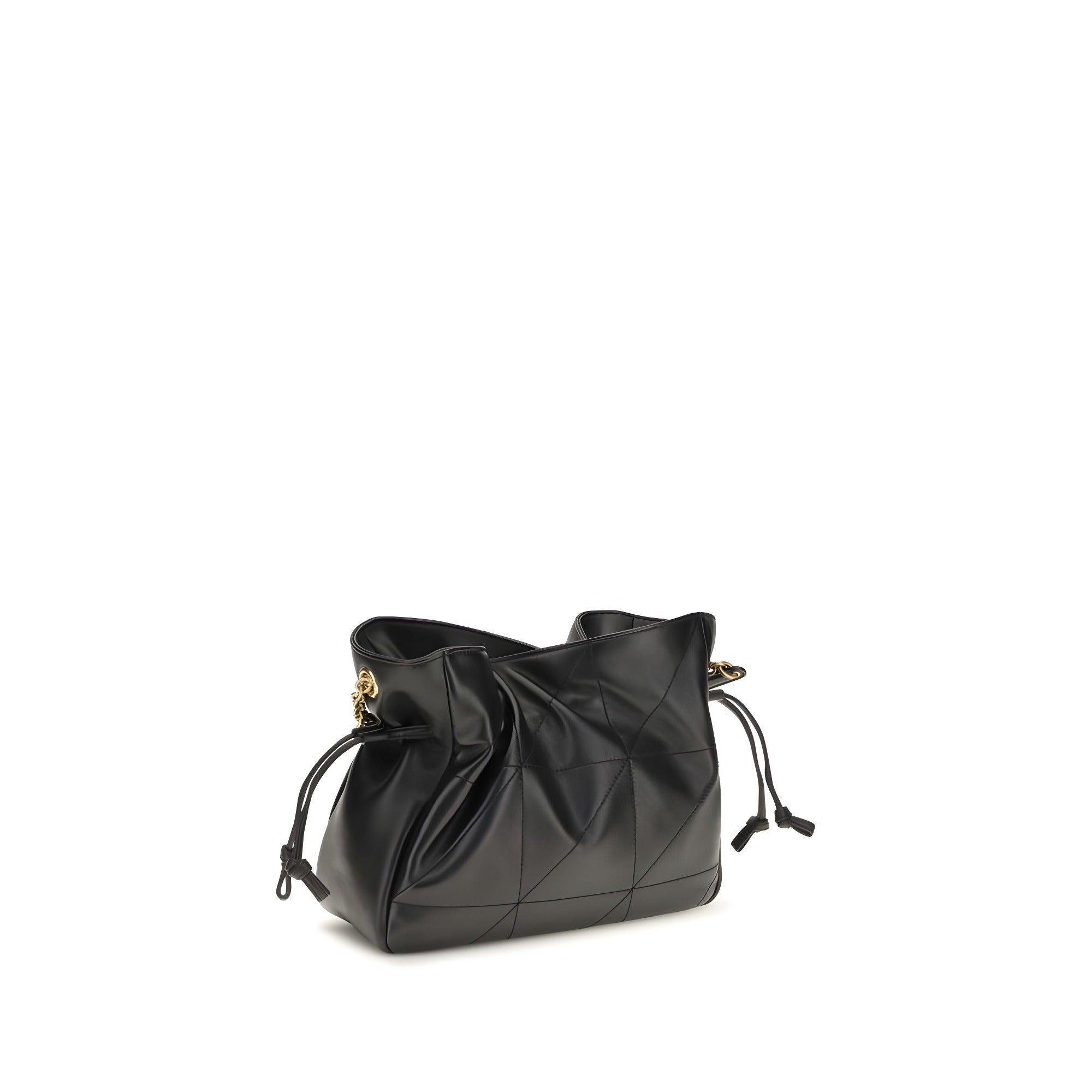 Plic Saint Laurent negru din piele nappa