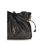 Plic Saint Laurent negru din piele nappa