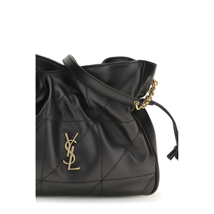 Plic Saint Laurent negru din piele nappa
