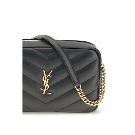Geantă crossbody Saint Laurent neagră din piele nappa