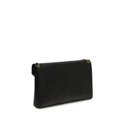 Saint Laurent Black Leather Shoulder Bag