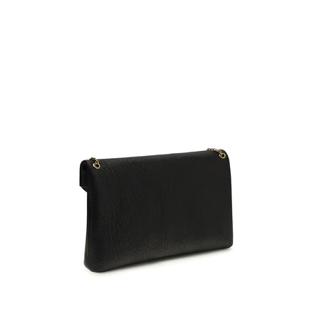Saint Laurent Black Leather Shoulder Bag