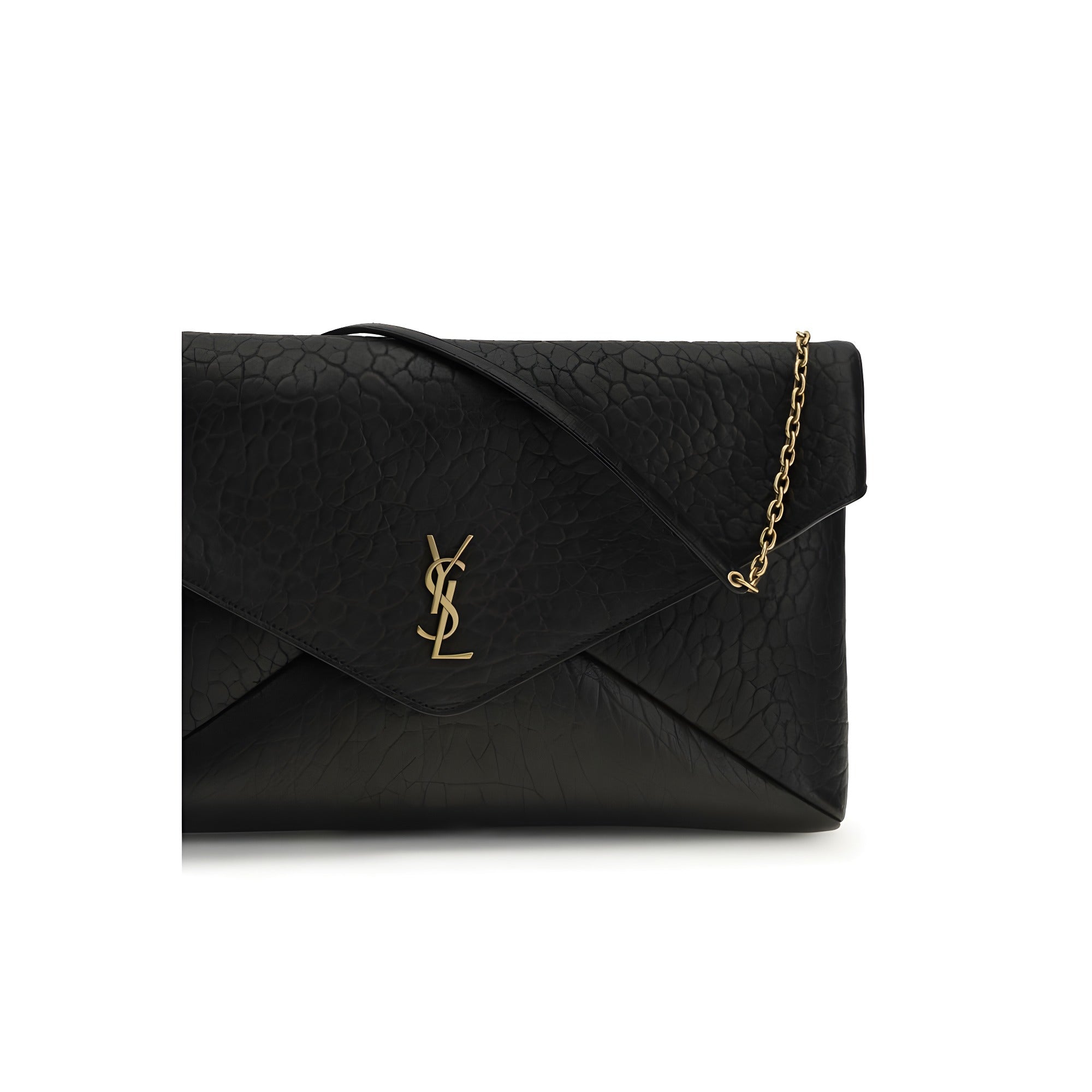 Saint Laurent Black Leather Shoulder Bag