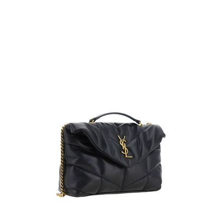 Saint Laurent Black Leather Shoulder Bag