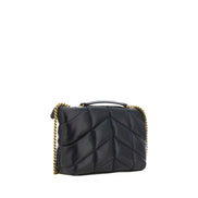 Saint Laurent Black Leather Shoulder Bag