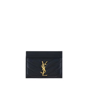 Saint Laurent Black Leather Wallet