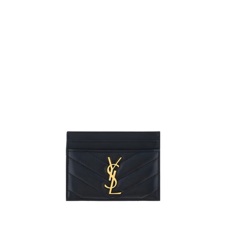Saint Laurent Black Leather Wallet