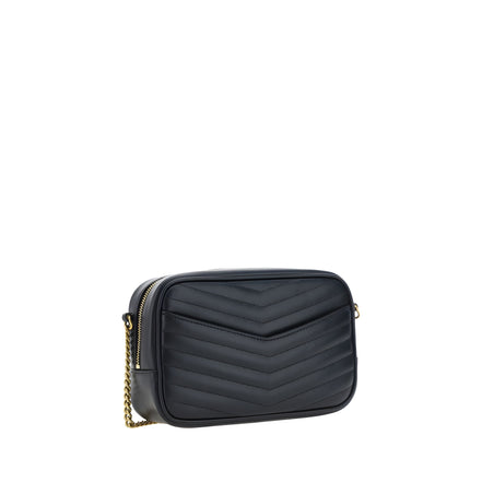 Geantă de umăr Saint Laurent neagră Lou