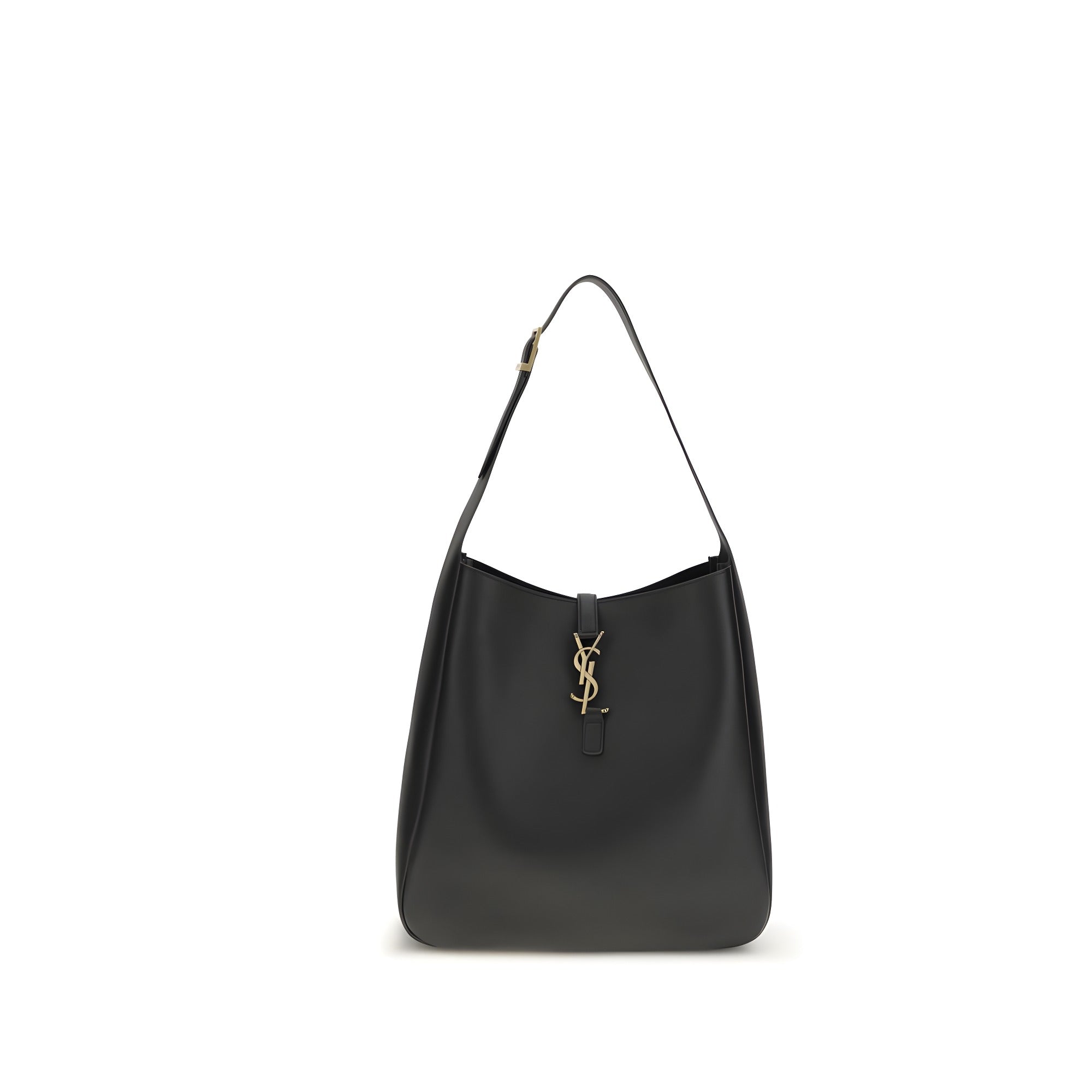 Geantă de umăr Saint Laurent neagră Le 5 À 7