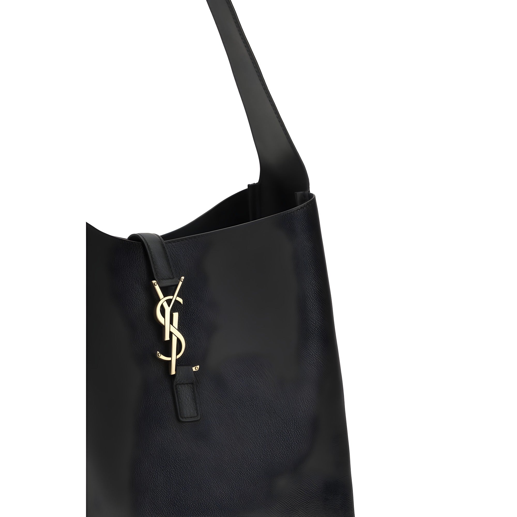 Geantă de umăr Saint Laurent neagră Le 5 À 7